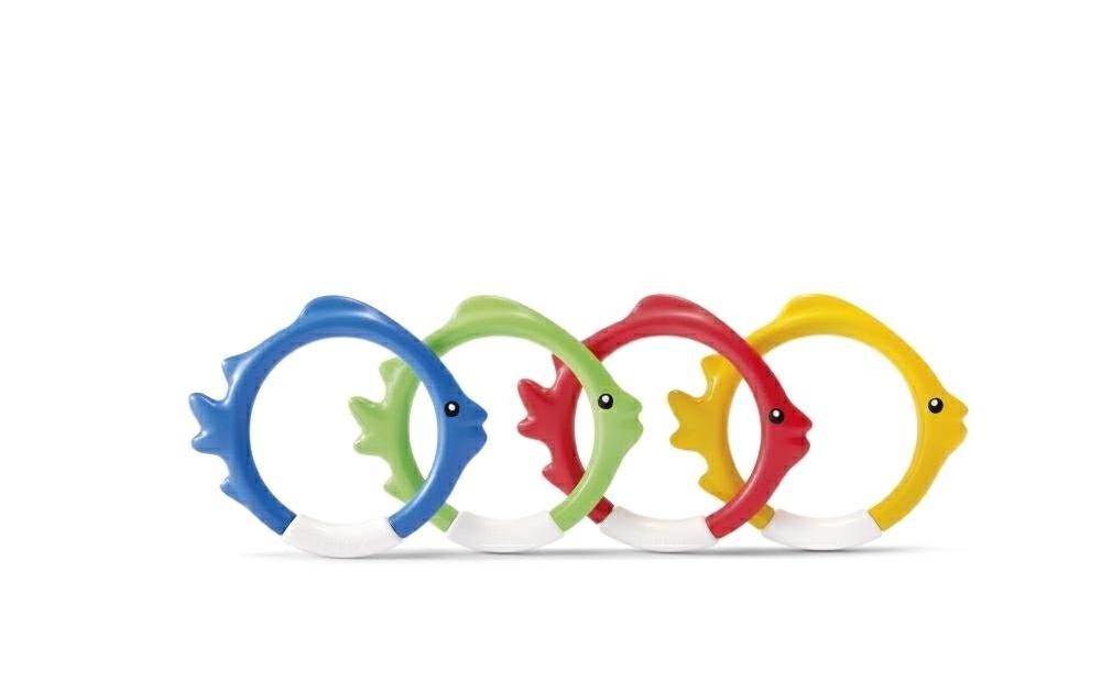 Underwater Fish Rings, 4 Colors