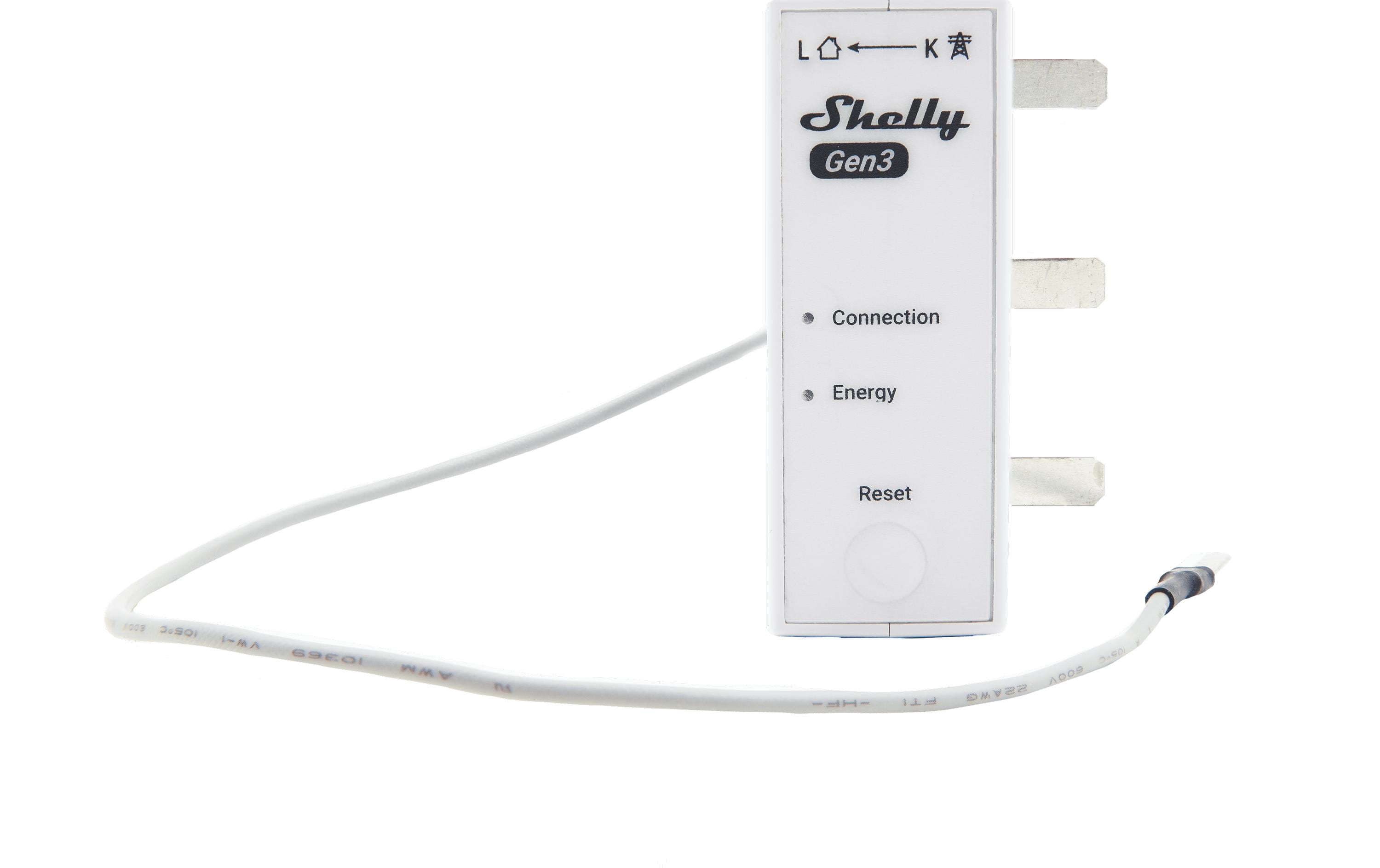 Shelly EM WiFi-Energy Meter 3P  63A Wire