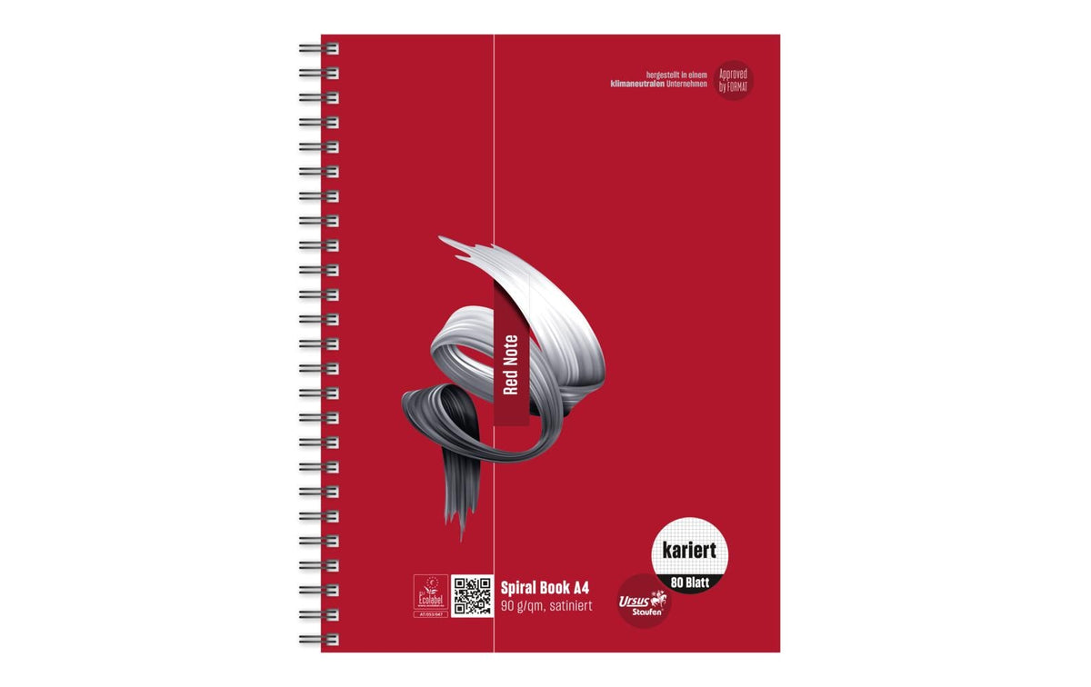 Ursus Advanced Spiralbuch Red Note