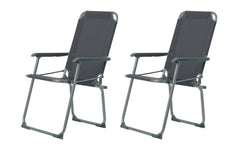 KOOR, Campingstuhl Comodo Grigio, 2 Stück