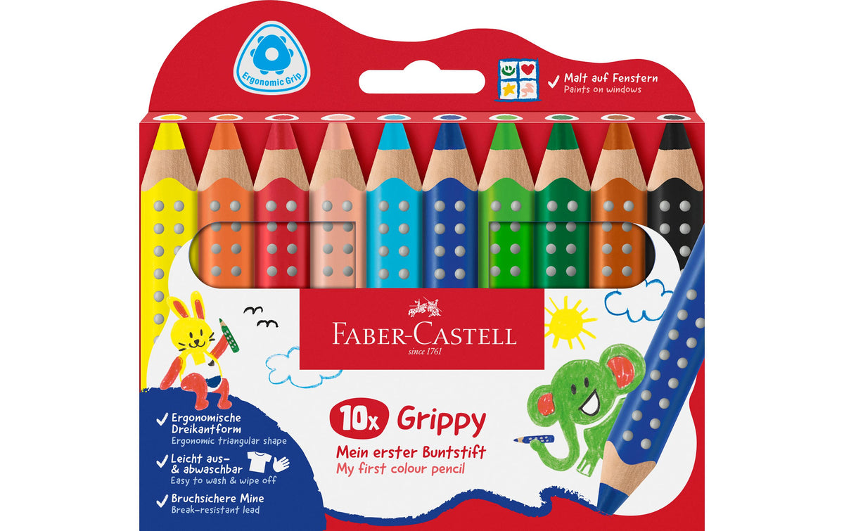 Faber-Castell Farbstift Grippy 10er Set