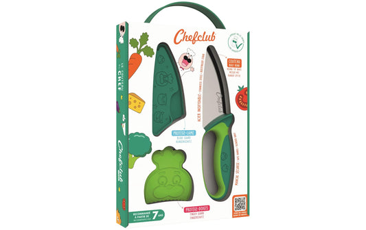 Chefclub, Kindergeschirrset Messer Grün