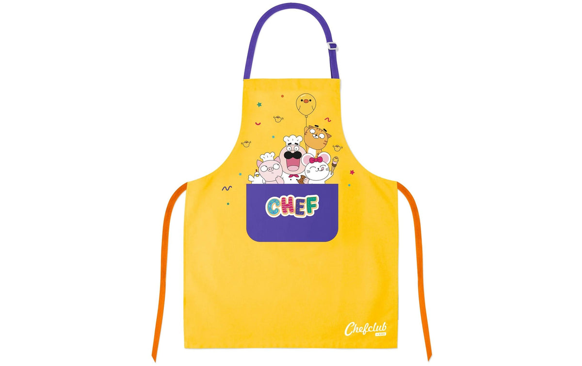 Chefclub Baumwollschürze Gelb