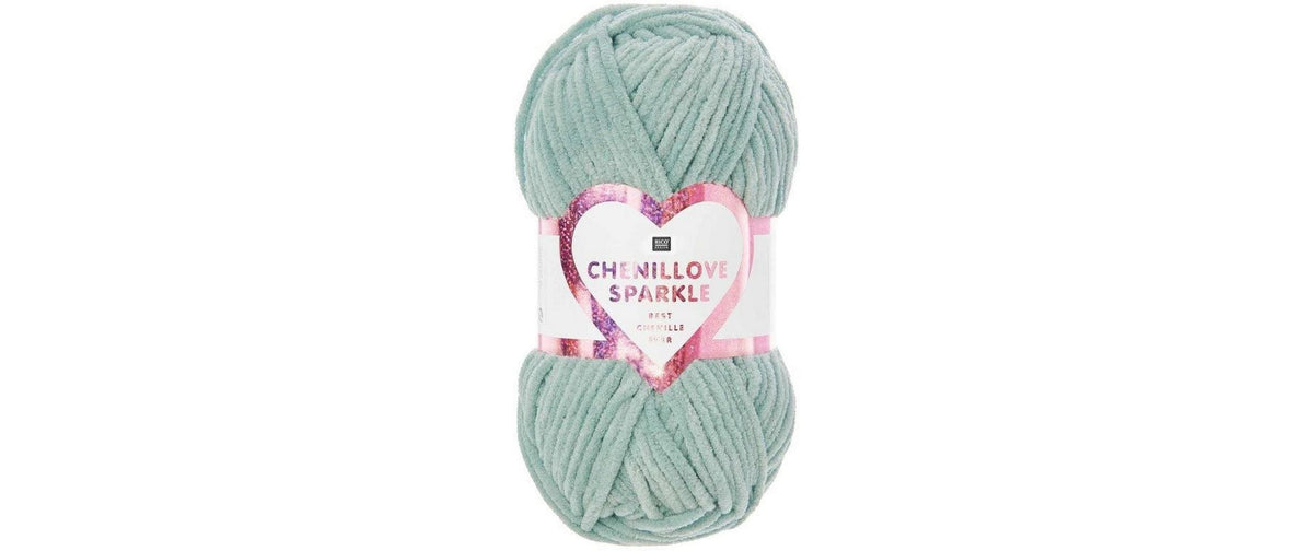 Rico Chenillove Sparkle aqua