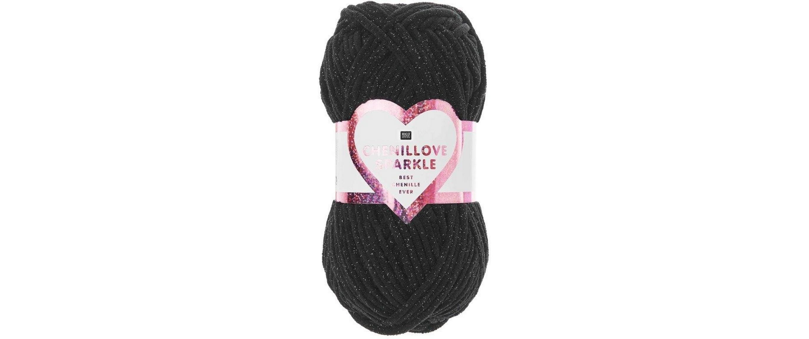 Rico Chenillove Sparkle schwarz