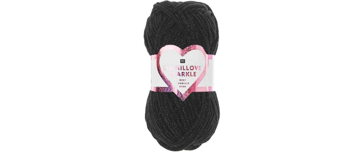Rico Chenillove Sparkle schwarz