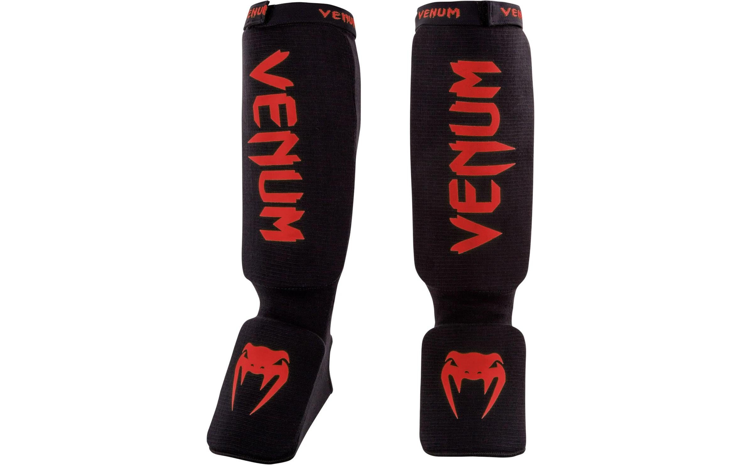 Venum, Kontact Shin Guards Rot/Schwarz, XL