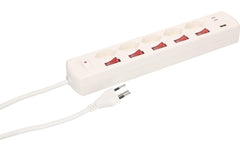 Steckdosenleiste Multi-Switch 5x Typ 13