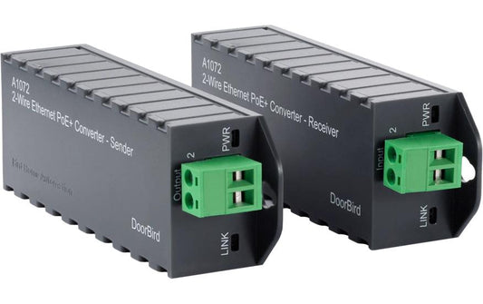 Doorbird 2-Drath Ethernet PoE+ Konverter
