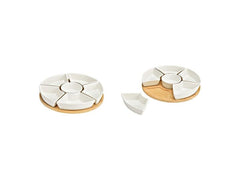 G. Wurm | Servierplatte drehbar | Bambus 9x3x9cm/29x2x29cm