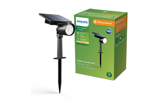 Philips | Wand Sockelspiess Solar Ashlyn | 2700K, 1.4W, 150lm, IP44