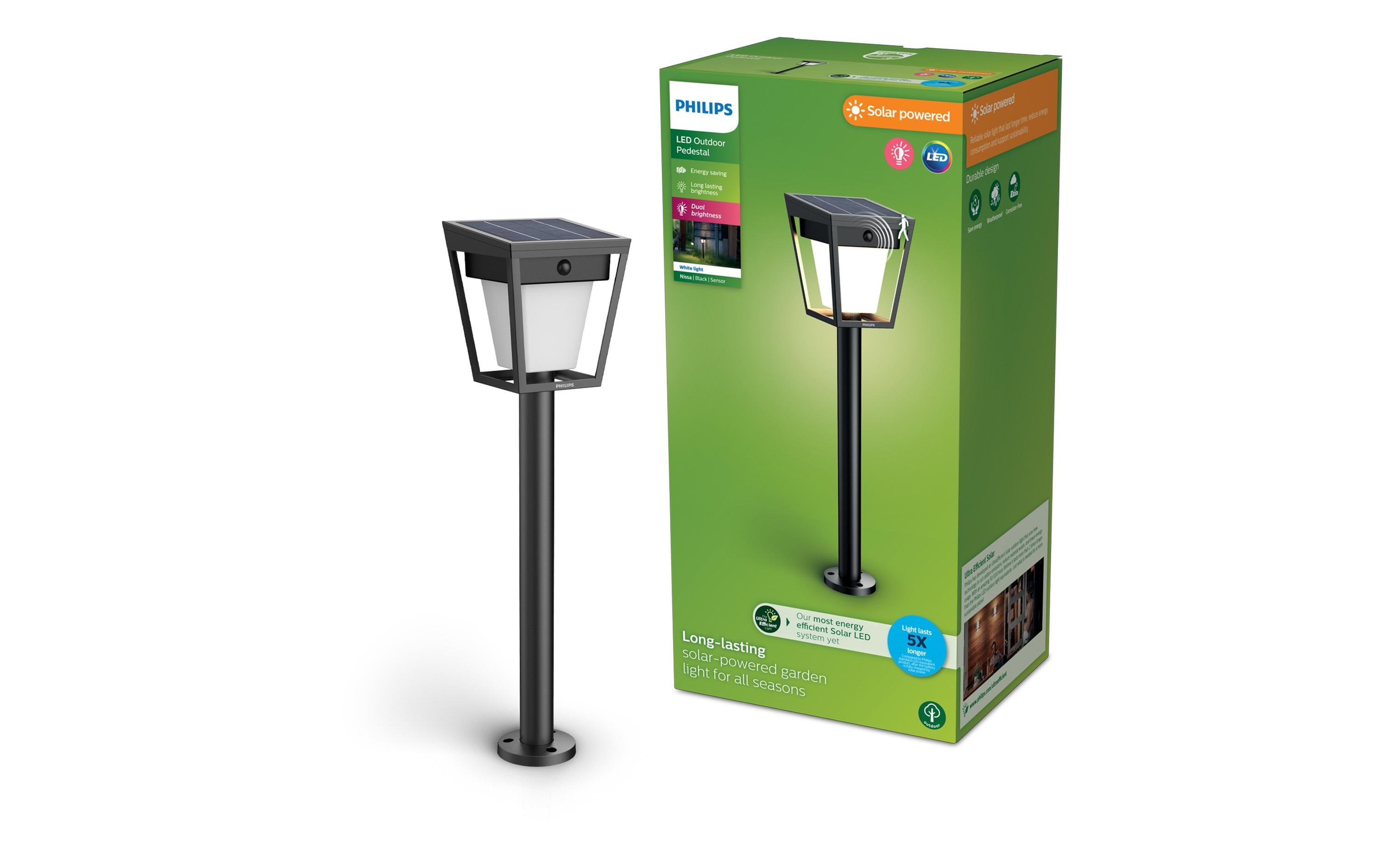 Philips Outdoor Sockelleuchte Solar Nissa