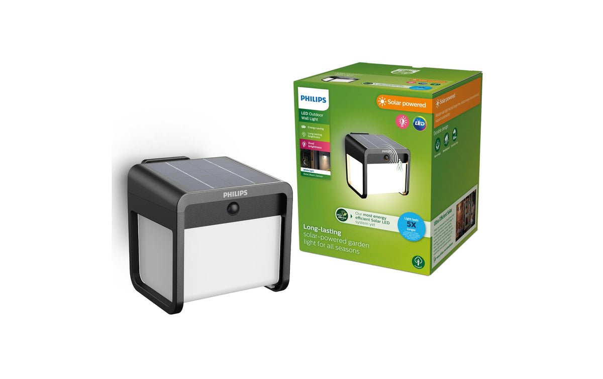 Philips Outdoor Wandleuchte Solar Ezra