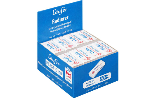Läufer Radiergummi Plast 0140,  40 Stück