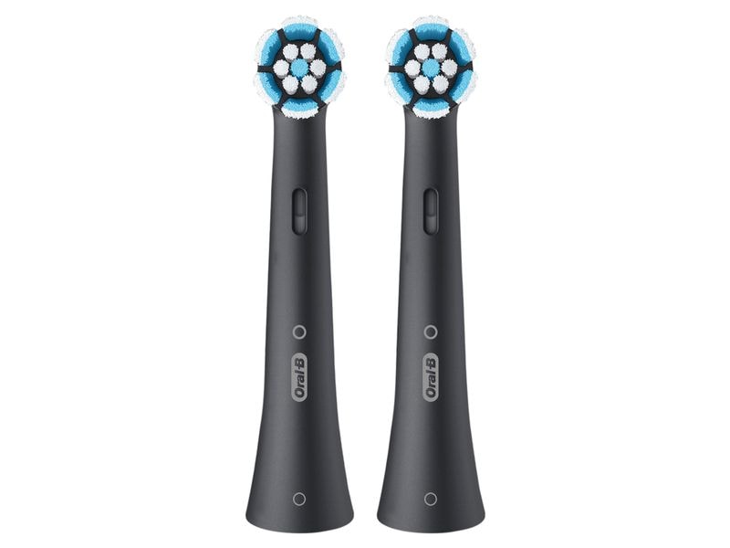 Oral-B | Ersatzbürsten iO Sanfte Reinig. | 2 Stück Ersatzbürsten schwarz