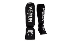Venum | Kontact Shin Guards | Schwarz/Silber, M