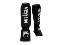 Venum | Kontact Shin Guards | Schwarz/Silber, M