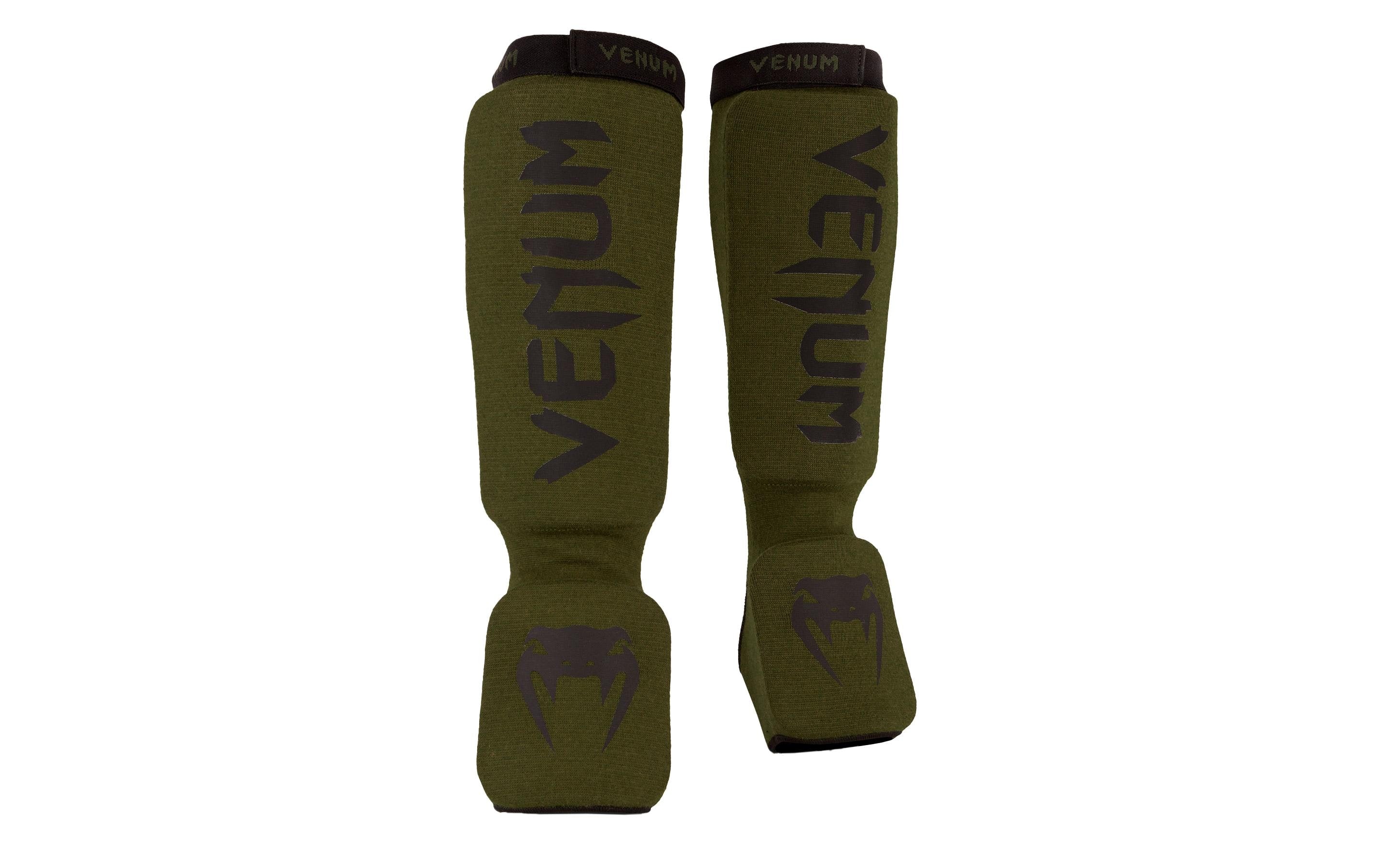Venum, Kontact Shin Guards Olivgrün/Schwarz