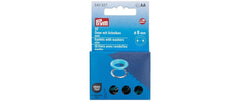 Prym Ösen mit Scheiben, mint, silber