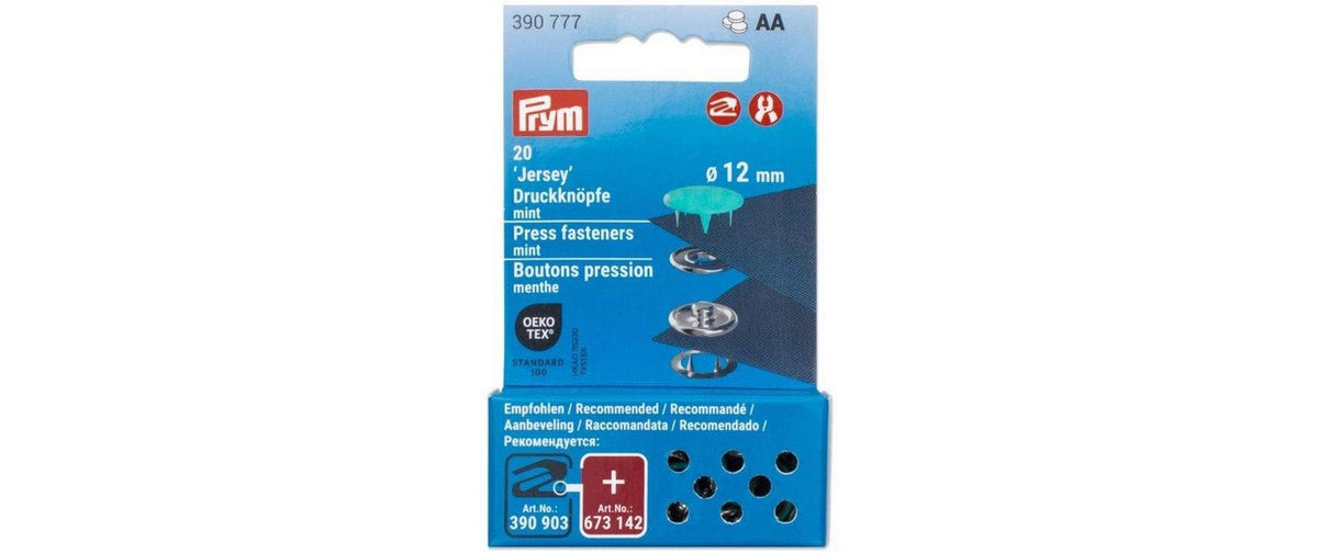 Prym Druckknöpfe Jersey, mint