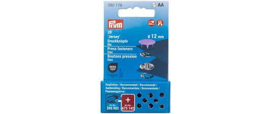 Prym Druckknöpfe Jersey, lila