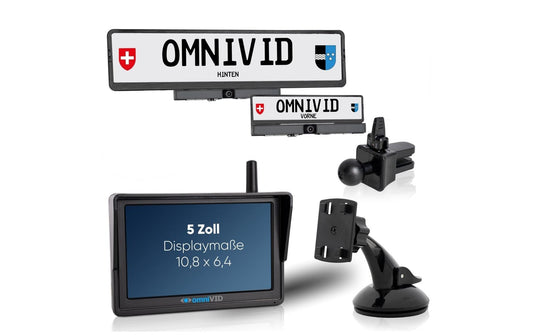 omniVID | Solar 5 DUO Rückfahrkamerasystem