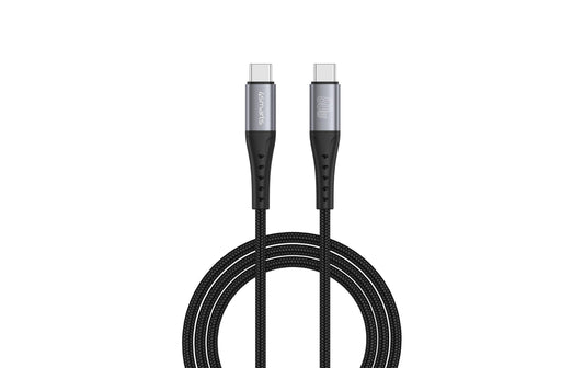 4smarts | USB-C Kabel PrimeCord 60W | 1,5m, schwarz gun
