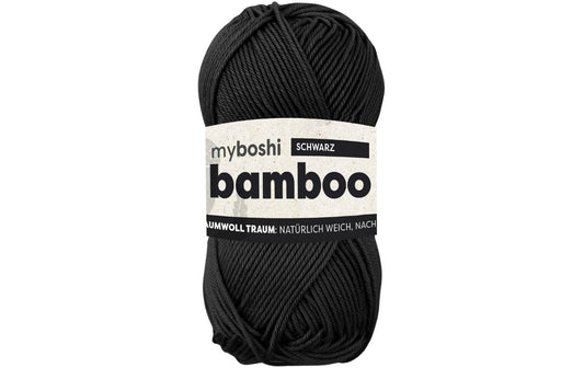 myboshi Wolle Bamboo, schwarz