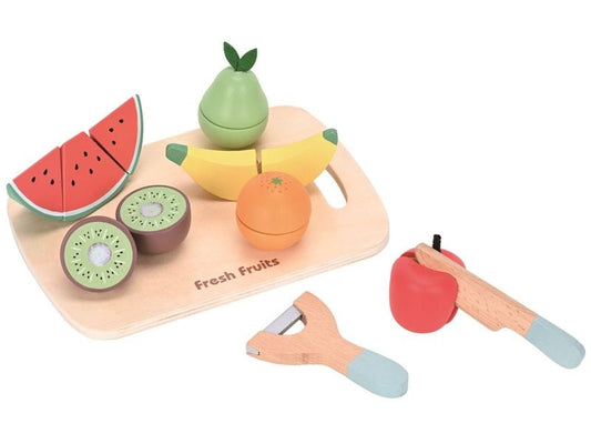 Spielba Holzspielwaren | Spielba Früchte-Set zum Schneiden