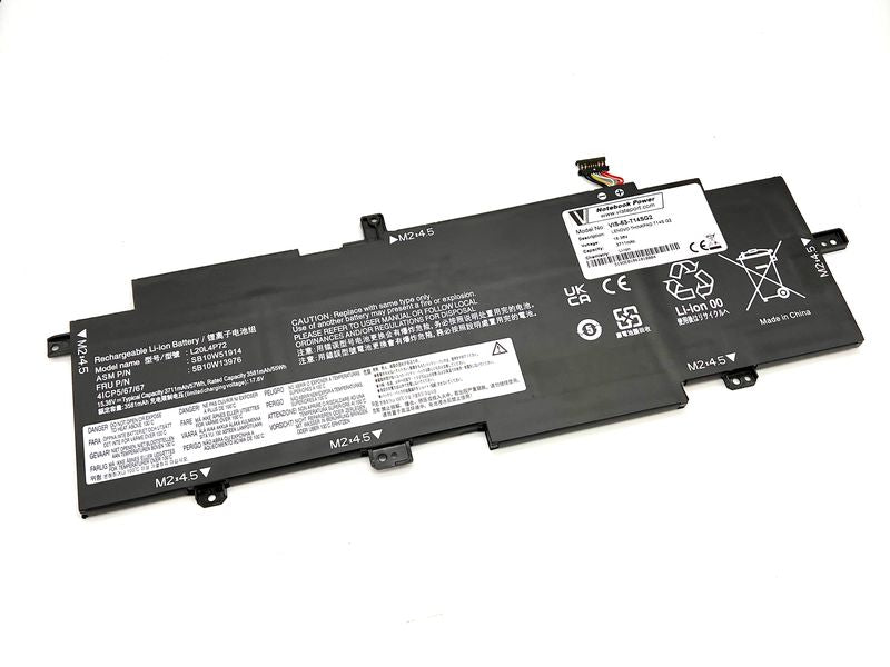 Vistaport | Notebook Batteries für Lenovo | 15.36V, 3711mAh, 57.3Wh, 4 Zellen