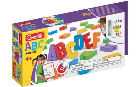 Quercetti | Magnetische Buchstaben | 48 Teile