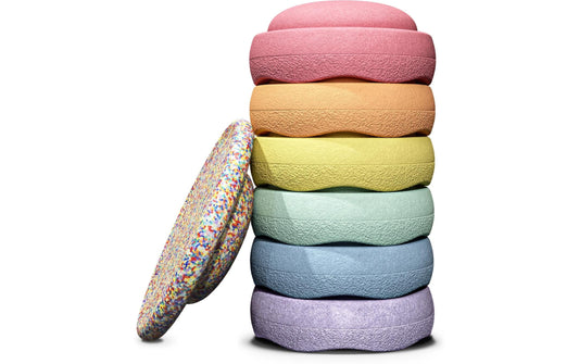 Stapelstein | Rainbow Set pastel | 80.5 x 32 x 32 cm