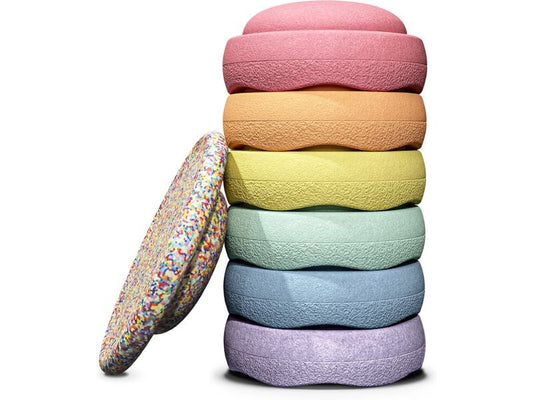 Stapelstein | Rainbow Set pastel | 80.5 x 32 x 32 cm