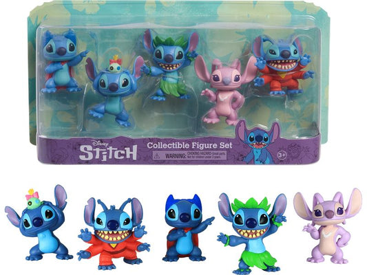 Stitch | Disney Stitch 5er Figurenset 8cm