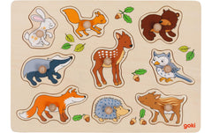 Goki | Steckpuzzle Waldtiere
