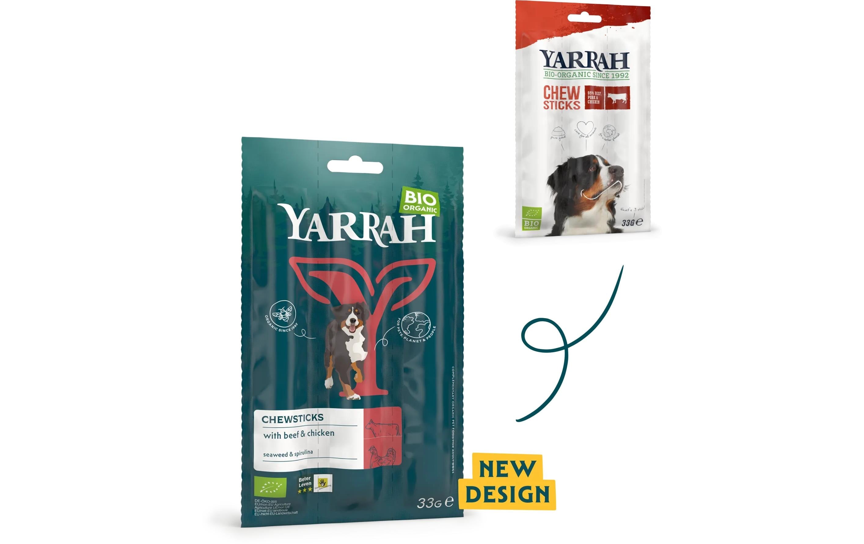 Yarrah BIO Hundesticks Rind