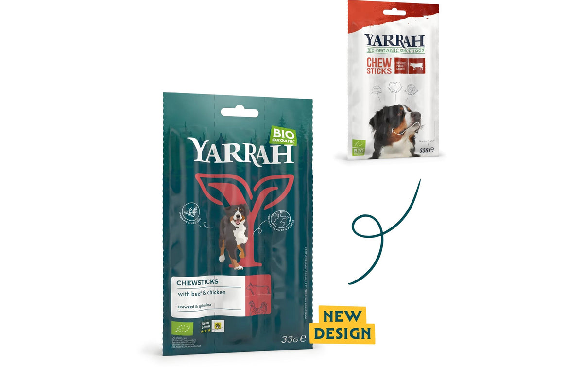 Yarrah BIO Hundesticks Rind