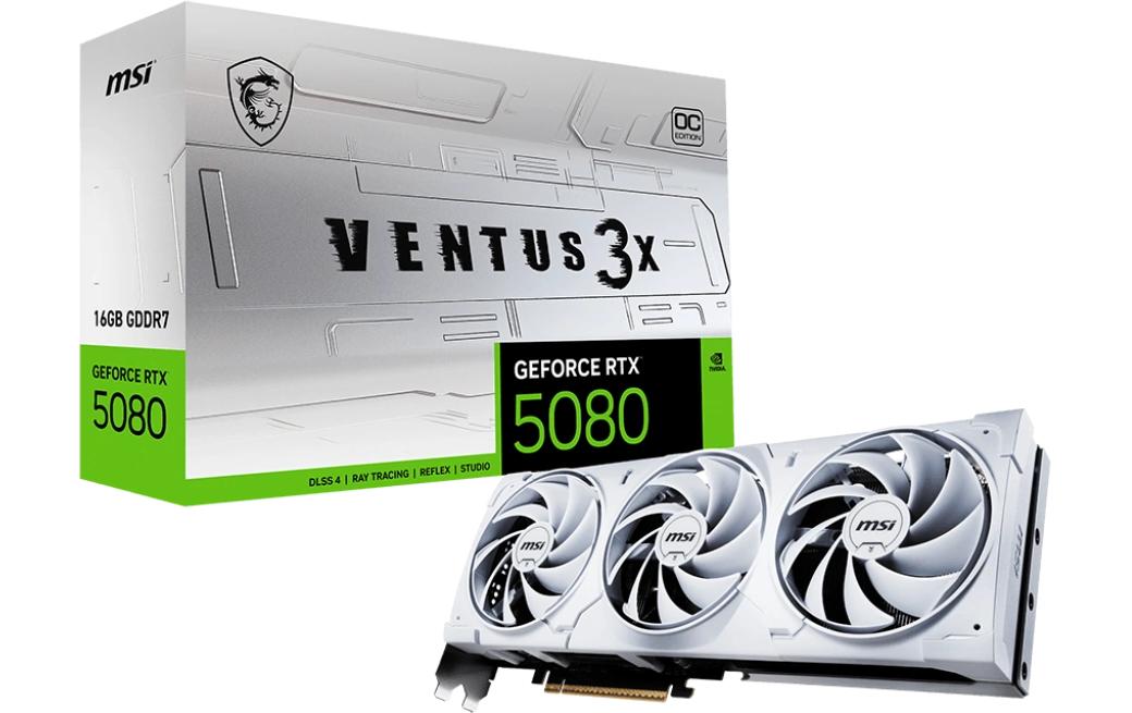 MSI RTX5080 Ventus 3X OC White 16GB