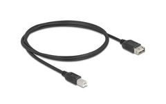 Delock, USB 2.0-Kabel USB A - USB B 1 m