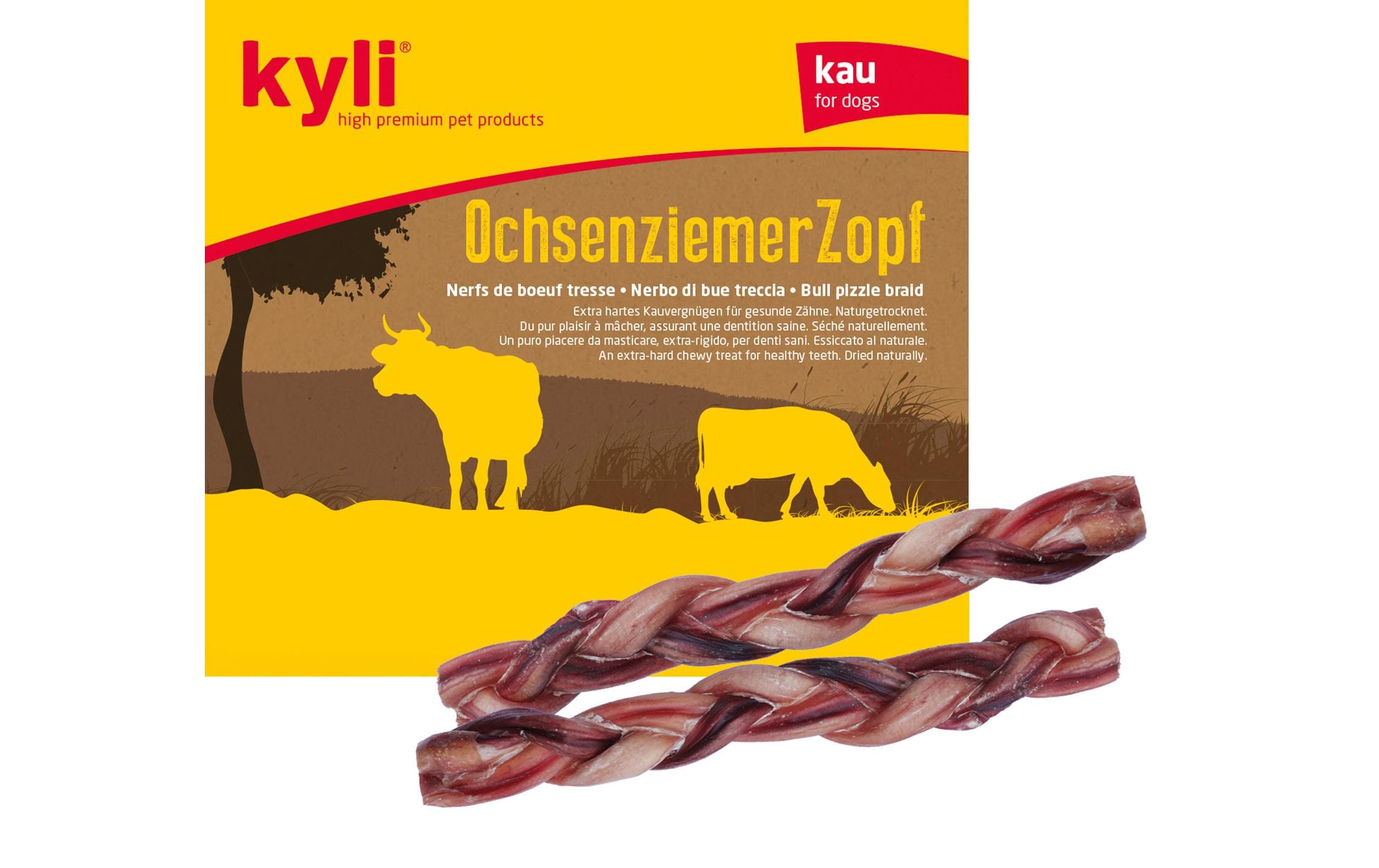 kyli Ochsenziemer Zopf 30 cm 2 Stück