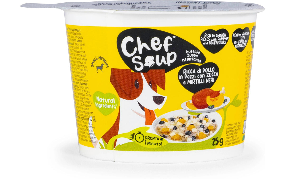 Chef Soup Huhn, Kürbis, Blaubeere