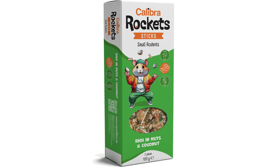 Calibra | Rockets Nuss&Kokos Sticks kl. Nager | 2 Stück