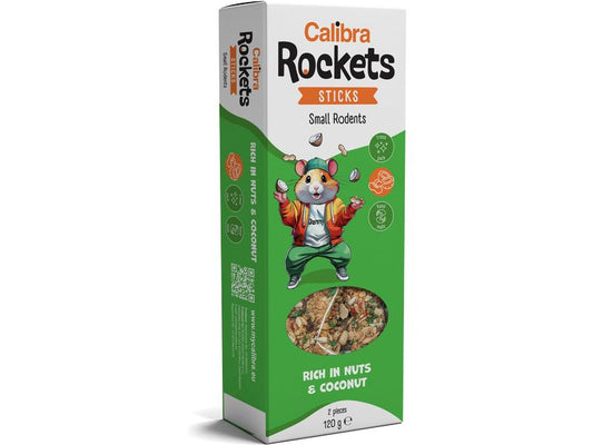 Calibra | Rockets Nuss&Kokos Sticks kl. Nager | 2 Stück