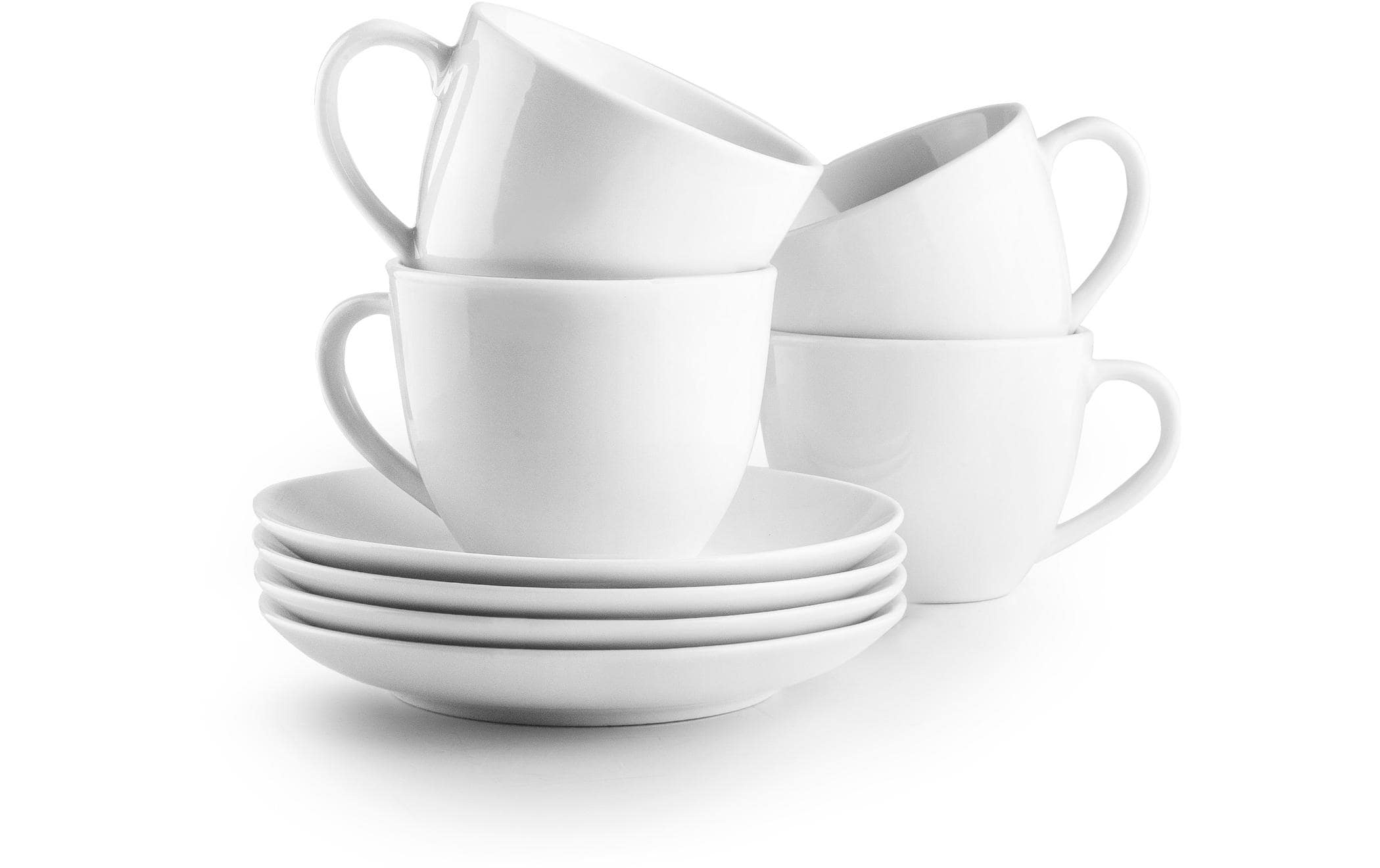 Ibili Set 4 Tassen mit unterteller