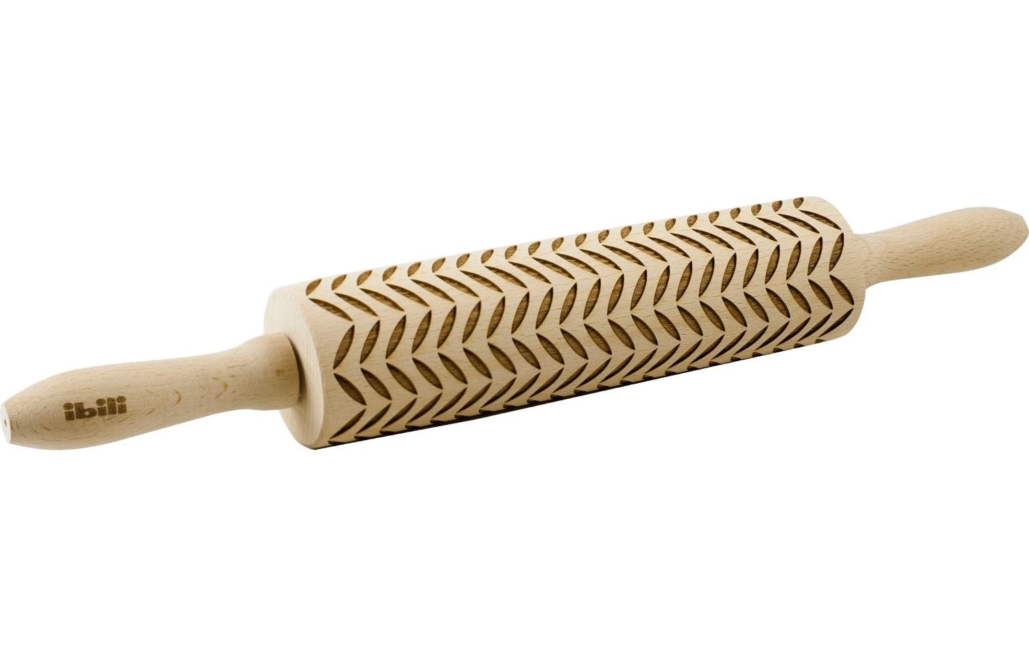 Ibili Wallholz Holz mit Blätter Deko 39,