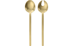 EGLO, Salatbesteck Seoni 2-teilig, Gold Mat