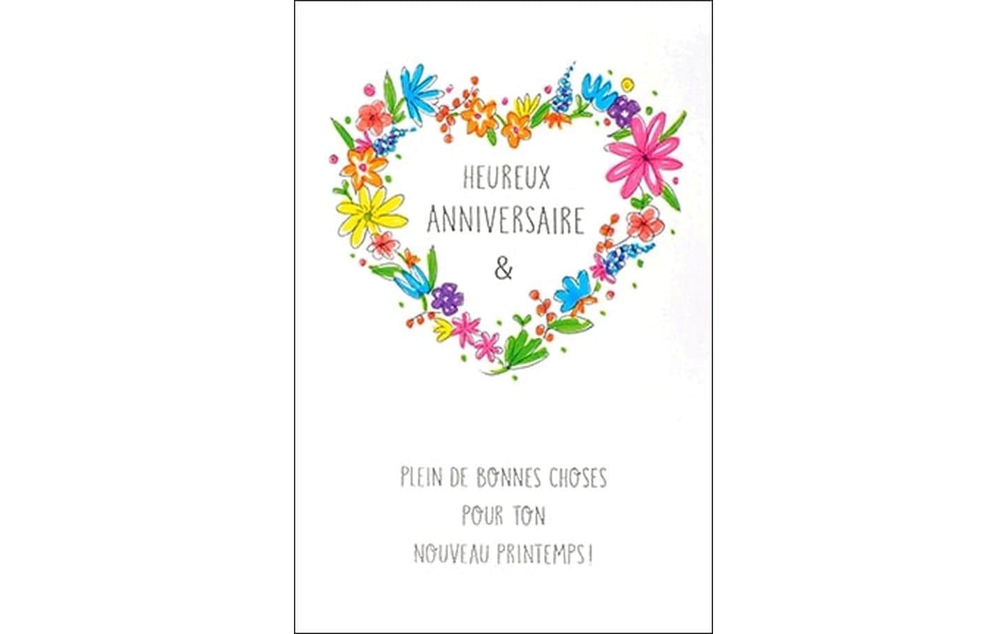 ABC carte d'anniversaire