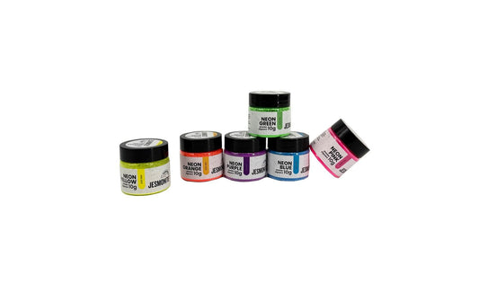 Jesmonite Pigment Neon Pulver Set
