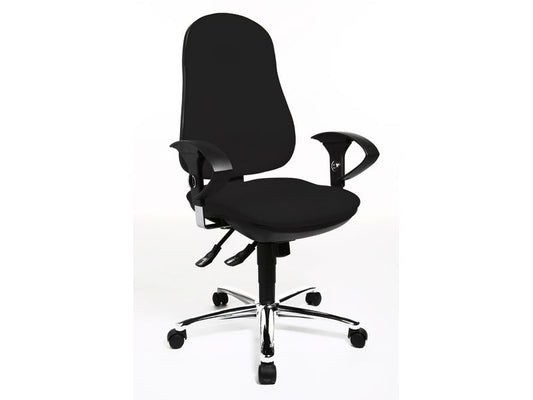 Topstar | Bürostuhl Support Syncro Deluxe | Farbe: schwarz