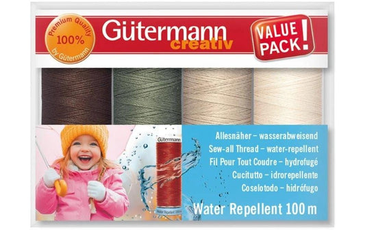 Gütermann Nähfaden Set Water Repellent